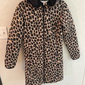 Joe Fresh Leopard Print Kids Puffer Coat
